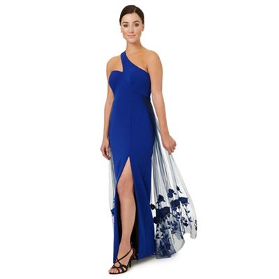Royal blue 'Lexi' one shoulder dress